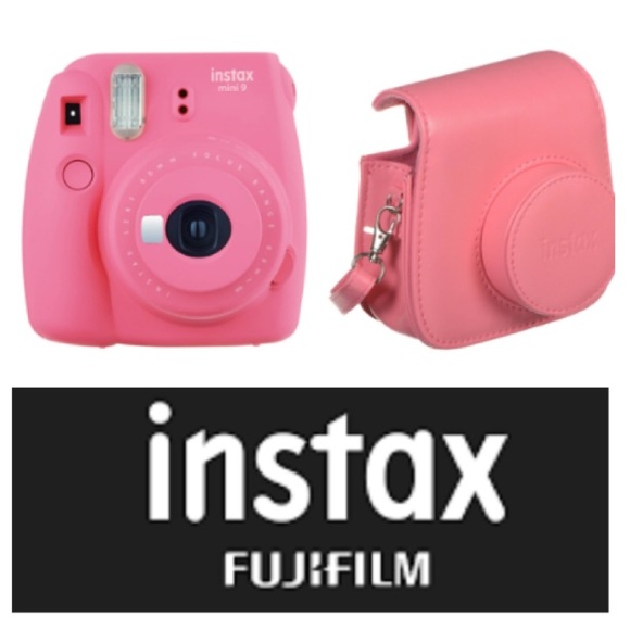 Fujifilm Instax Mini 9 Instant camera in ‘Flamingo Pink’